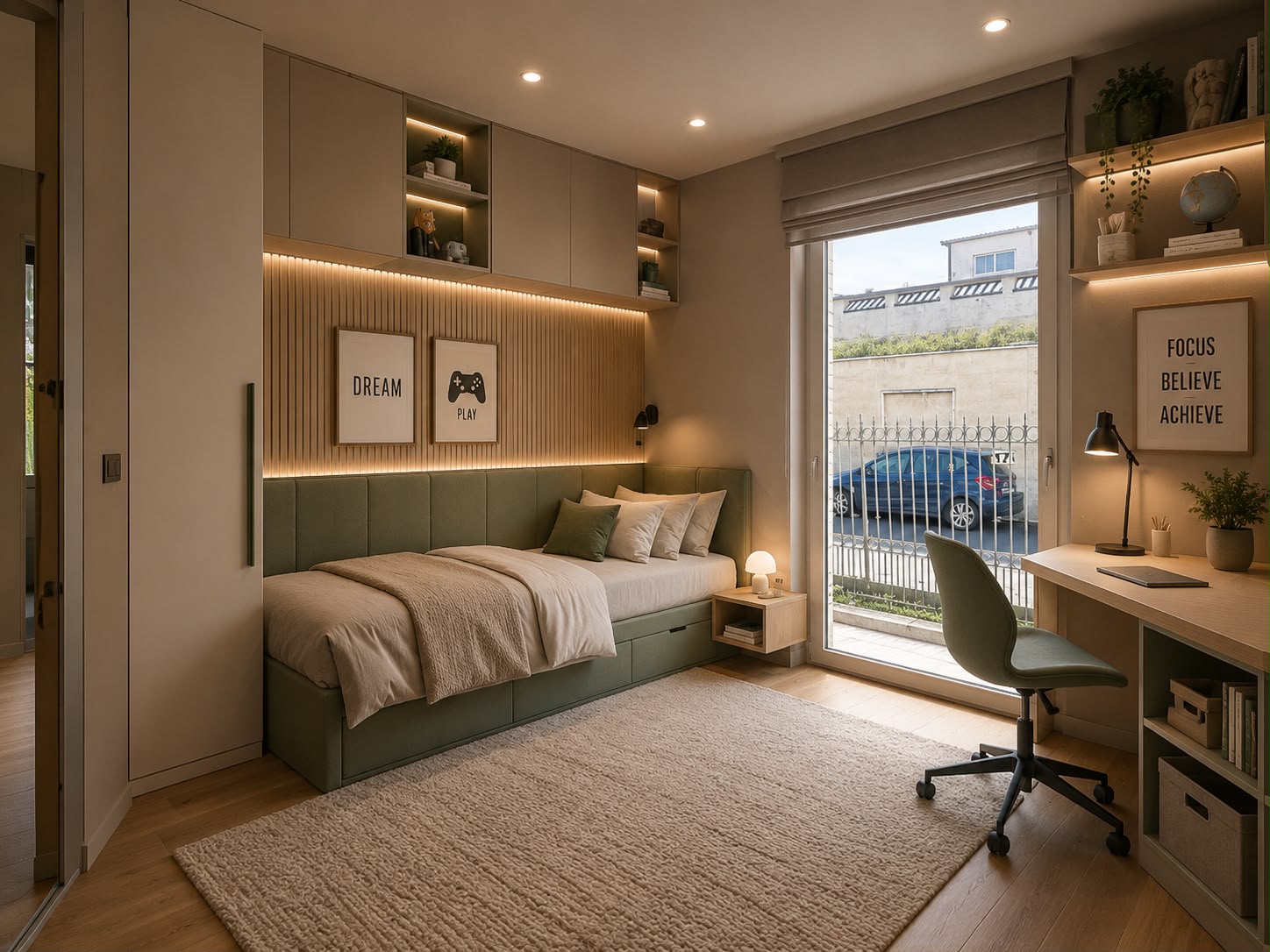 RESIDENZA CHANEL (8.1) prima cameretta render